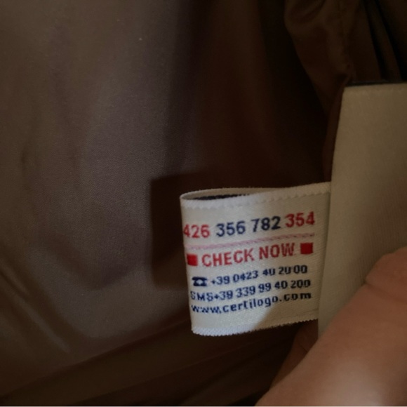 Moncler Authentic Purple Fur Down Jacket Modane Giubbotto Size 3 Large - Picture 10 of 14